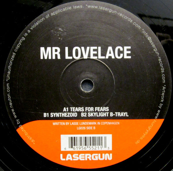 Mr Lovelace* : Tears For Fears (12")