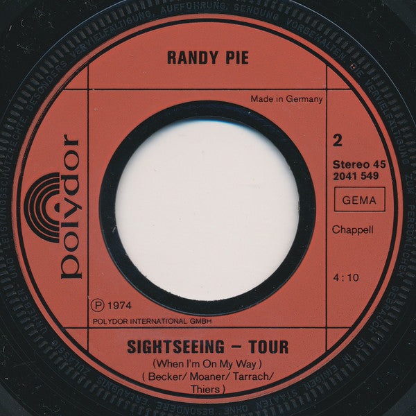 Randy Pie : Highway Driver (7", Single)