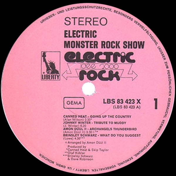 Various : Electric Monster Rock Show (2xLP, Comp)