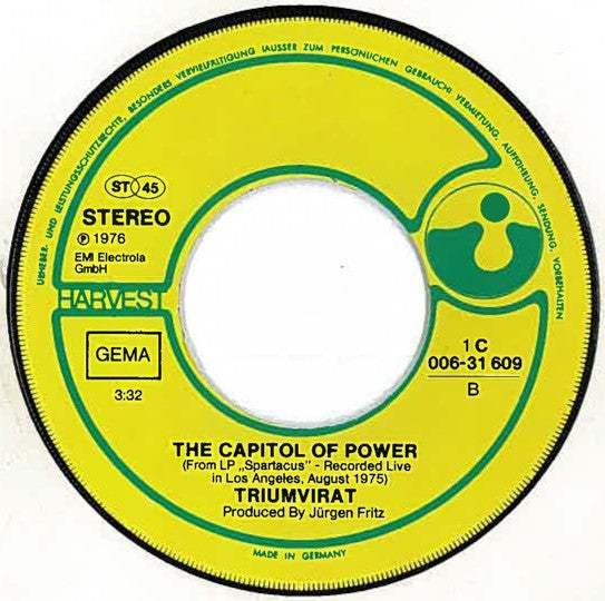 Triumvirat : Take A Break Today (7", Single)