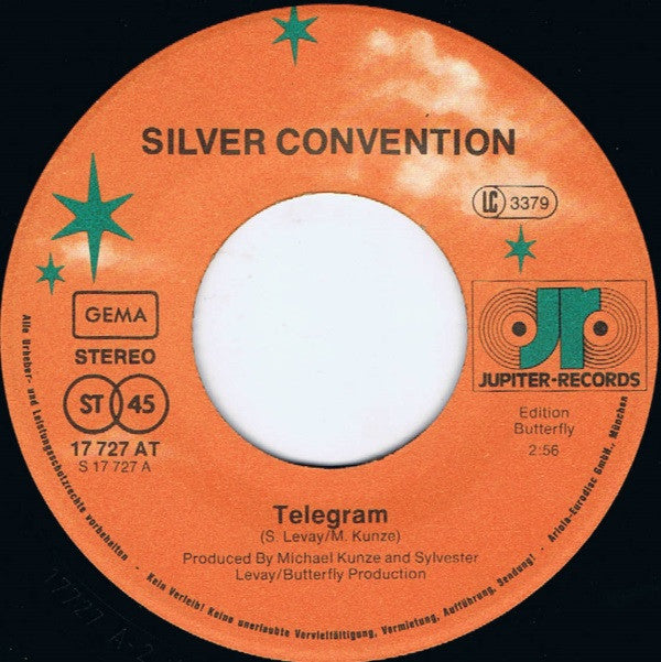 Silver Convention : Telegram (7", Single)