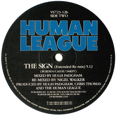 The Human League : Louise (12", Single)