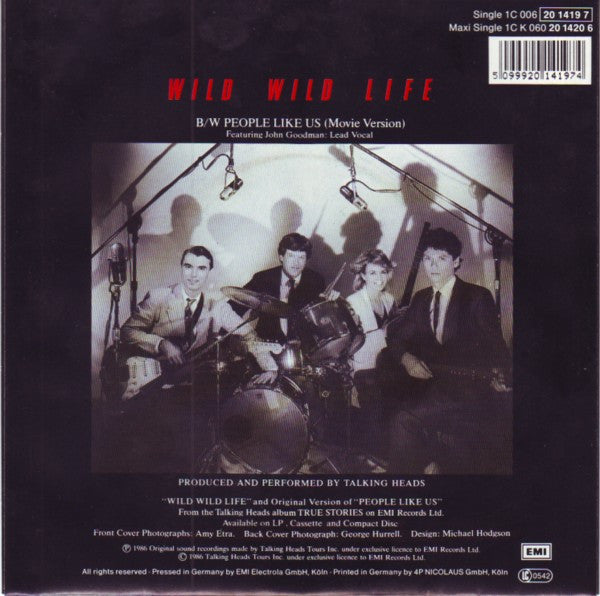 Talking Heads : Wild Wild Life (7", Single)
