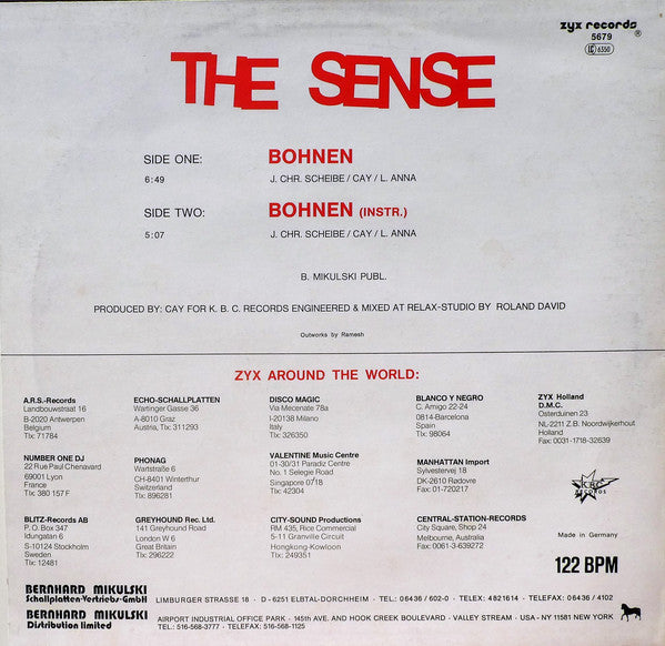 The Sense (5) : Bohnen (12")