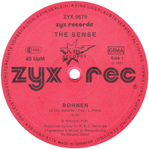 The Sense (5) : Bohnen (12")