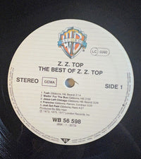 ZZ Top : The Best Of ZZ Top (LP, Comp, RE)