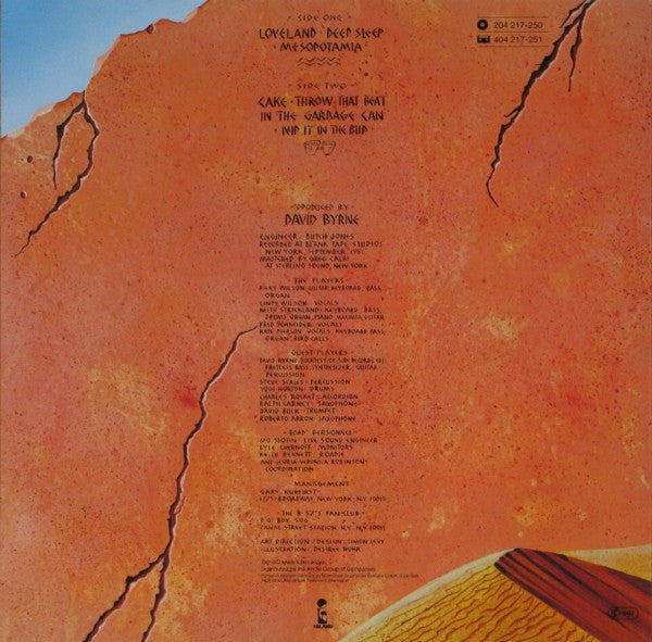The B-52's : Mesopotamia (LP, Album)