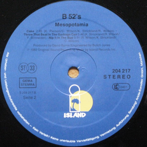 The B-52's : Mesopotamia (LP, Album)