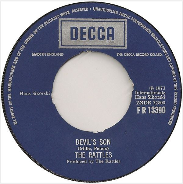 The Rattles : Devil's Son (7", Single)