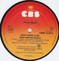 Philip Bailey Duet With Phil Collins : Easy Lover (12", Maxi)