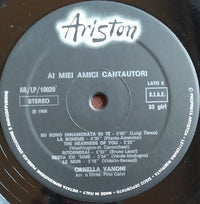Ornella Vanoni : Ai Miei Amici Cantautori (LP, Album, RE)