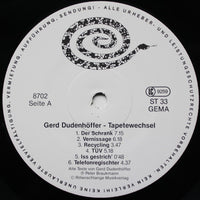 Gerd Dudenhöffer : Spielt Heinz Becker - Tapetewechsel (LP, Album)