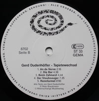 Gerd Dudenhöffer : Spielt Heinz Becker - Tapetewechsel (LP, Album)