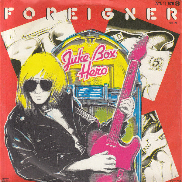 Foreigner : Juke Box Hero (7", Single)