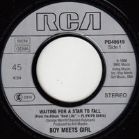 Boy Meets Girl : Waiting For A Star To Fall (7", Single)