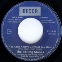 The Rolling Stones : Honky Tonk Women / You Can't Always Get What You Want (7", Single)