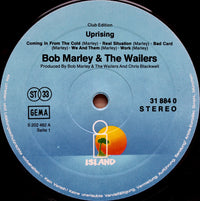 Bob Marley & The Wailers : Uprising (LP, Album, Club)