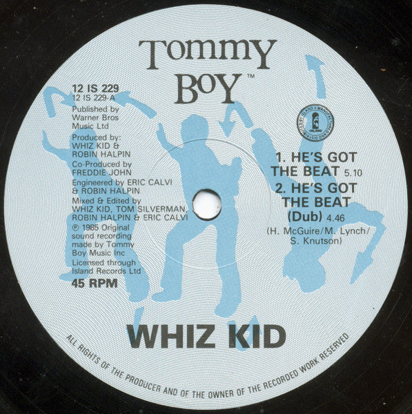 Whiz Kid / G.L.O.B.E. & Whiz Kid : He's Got The Beat / Play That Beat Mr. D.J. (12")