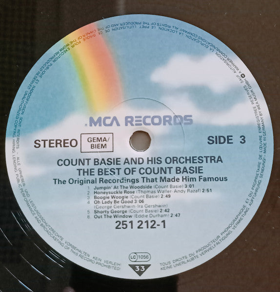 Count Basie Orchestra : The Best Of Count Basie (2xLP, Comp, Sin)