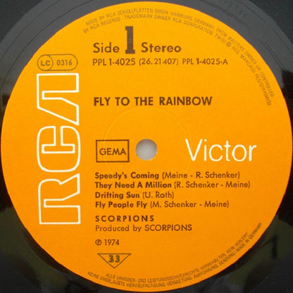 Scorpions : Fly To The Rainbow (LP, Album, RE)
