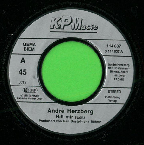 André Herzberg : Hilf Mir (7", Promo)