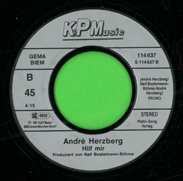 André Herzberg : Hilf Mir (7", Promo)