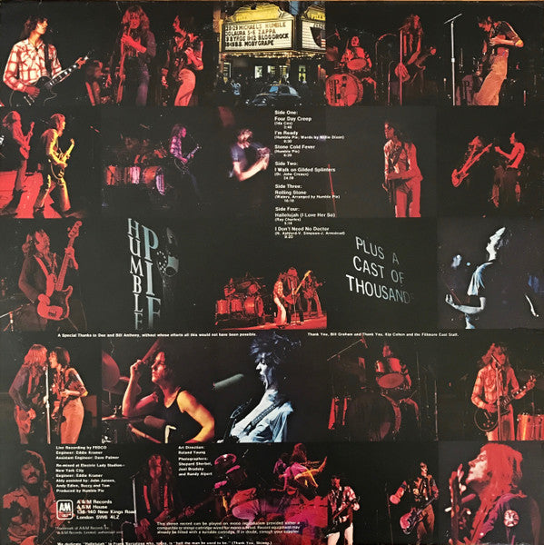 Humble Pie : Performance: Rockin' The Fillmore (2xLP, Album, RE)