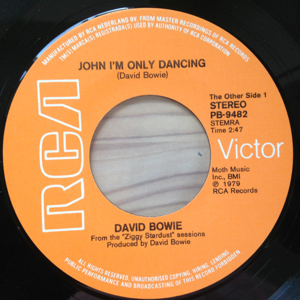 David Bowie : John I'm Only Dancing (New Versions!) (7", Single)