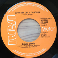 David Bowie : John I'm Only Dancing (New Versions!) (7", Single)