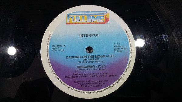 Interpol (2) : Dancing On The Moon (12")