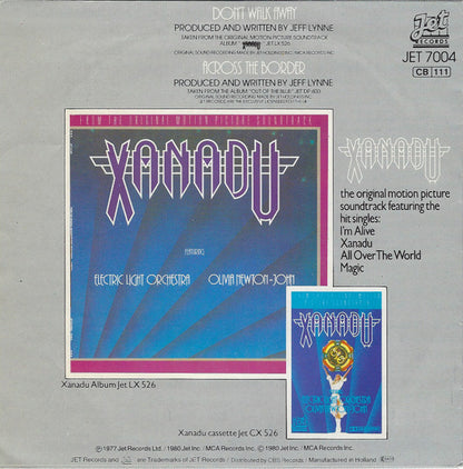 Electric Light Orchestra : Don't Walk Away (7", Single)