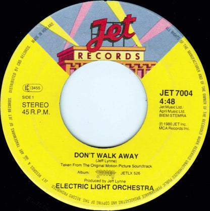 Electric Light Orchestra : Don't Walk Away (7", Single)
