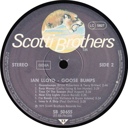 Ian Lloyd : Goose Bumps (LP, Album)