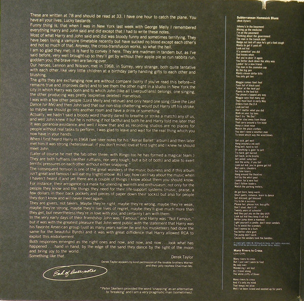 Harry Nilsson : Pussy Cats (LP, Album, Dou)