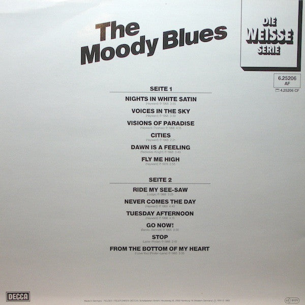 The Moody Blues : Die Weisse Serie (LP, Comp)