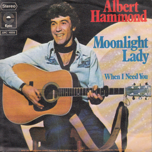 Albert Hammond : Moonlight Lady (7", Single)
