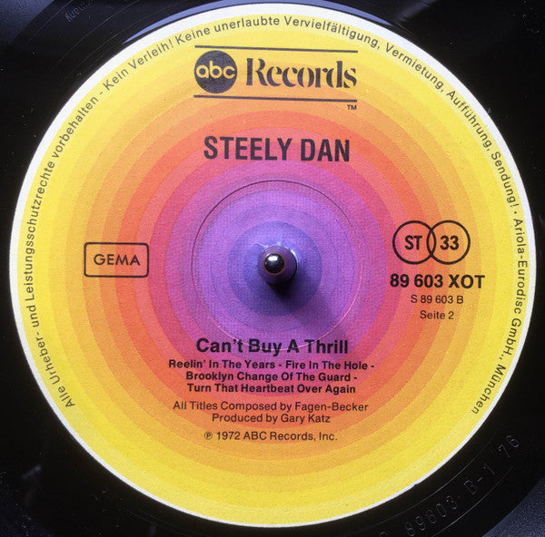 Steely Dan : Can't Buy A Thrill (LP, Album, RE)