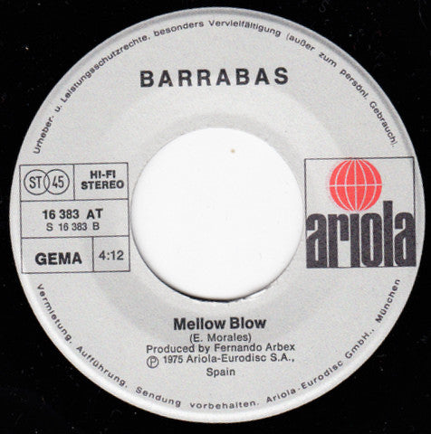 Barrabas : Checkmate (7", Single)