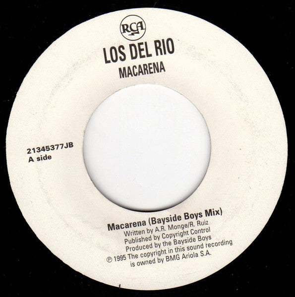 Los Del Rio : Macarena (7", Single, Jukebox)