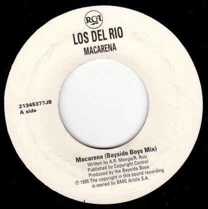Los Del Rio : Macarena (7", Single, Jukebox)