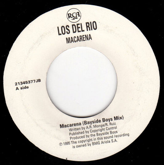 Los Del Rio : Macarena (7", Single, Jukebox)