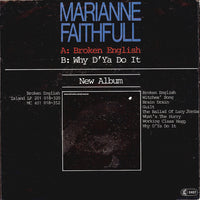 Marianne Faithfull : Broken English (7", Single)