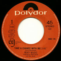 Roxy Music : Take A Chance With Me (7", Single)