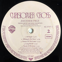 Christopher Cross : Another Page (LP, Album, DMM)