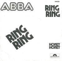 ABBA : Honey Honey / Ring Ring (7", Single, B&W)