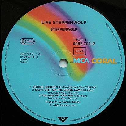 Steppenwolf : Live (2xLP, RE)