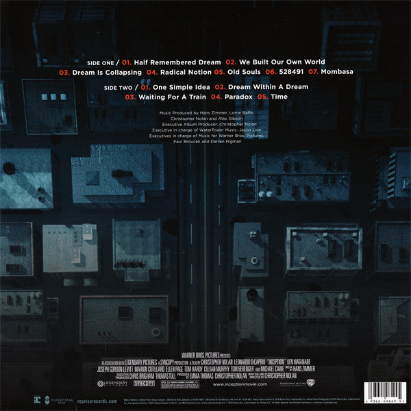Hans Zimmer : Inception (Music From The Motion Picture) (LP, Album, Cle)