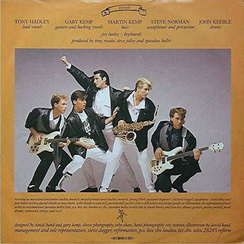 Spandau Ballet : Parade (LP, Album, Club)