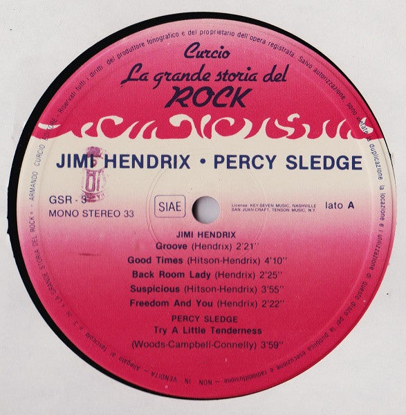 Jimi Hendrix / Bob Marley / Percy Sledge : Jimi Hendrix / Bob Marley / Percy Sledge (LP, Comp)
