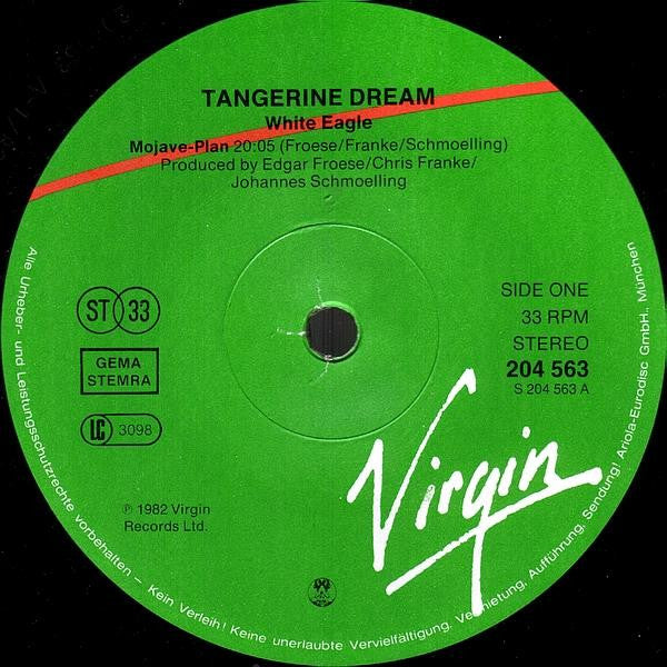 Tangerine Dream : White Eagle (LP, Album)